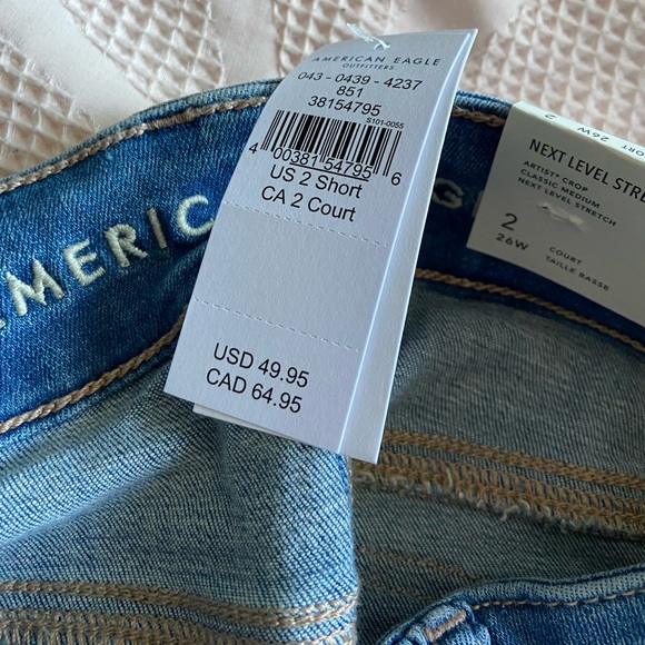 American Eagle Artist Crop Jeans - Picture 4 of 4